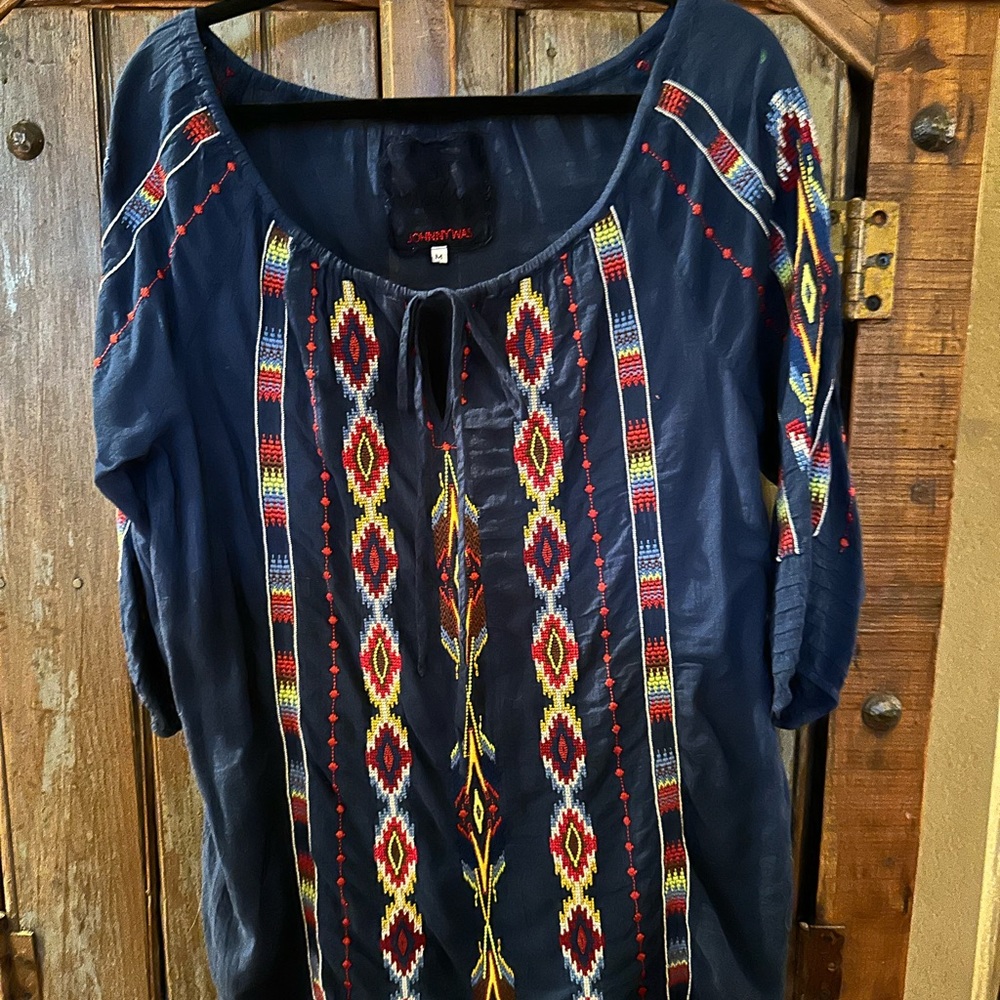 Johnny Was Peasant Blouse